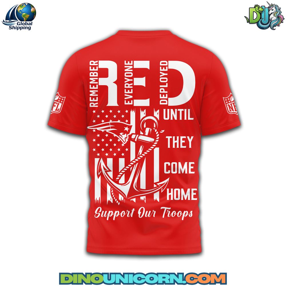 New England Patriots Red Friday T-shirt New England Patriots Red Friday T-shirt