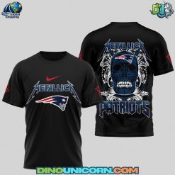 New England Patriots Skull T-shirt
