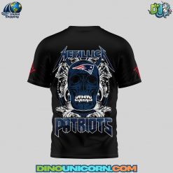 New England Patriots Skull Tshirt