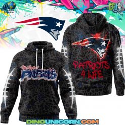 New England Patriots Special Graffiti My Team 4 Life Hoodie