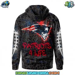 New England Patriots Special Graffiti My Team 4 Life Hoodie