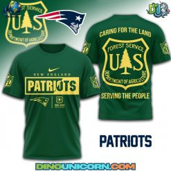 New England Patriots United States Forest Service 120th Anniversary T-shirt