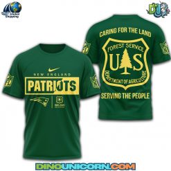 New England Patriots United States Forest Service 120th Anniversary T-shirt