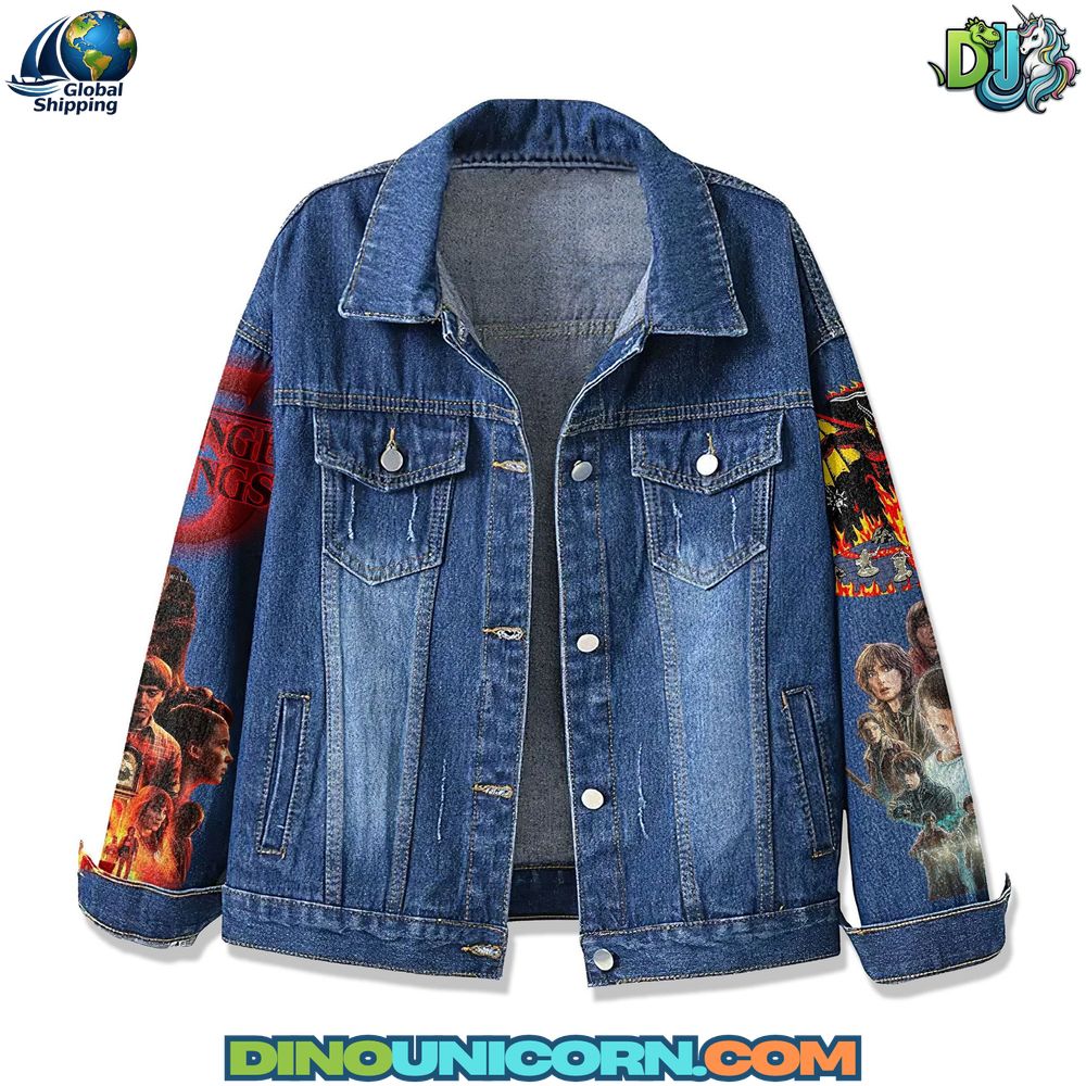 Stranger Things Denim Jacket Stranger Things Denim Jacket