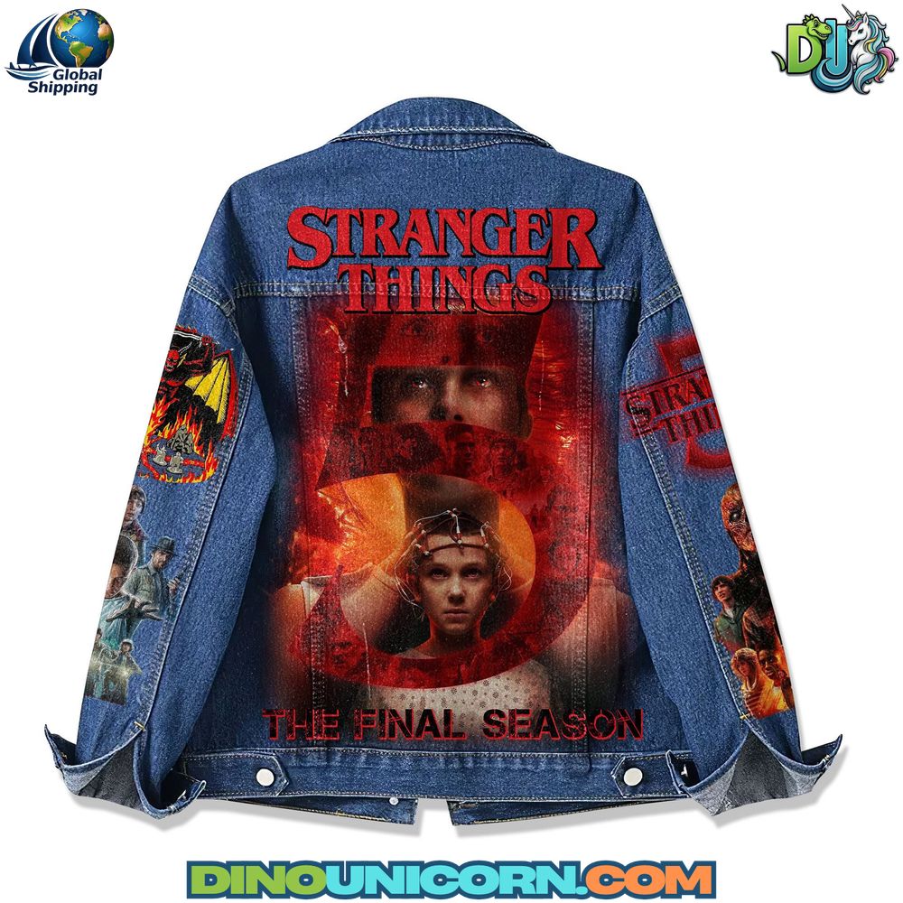 Stranger Things Denim Jacket Stranger Things Denim Jacket