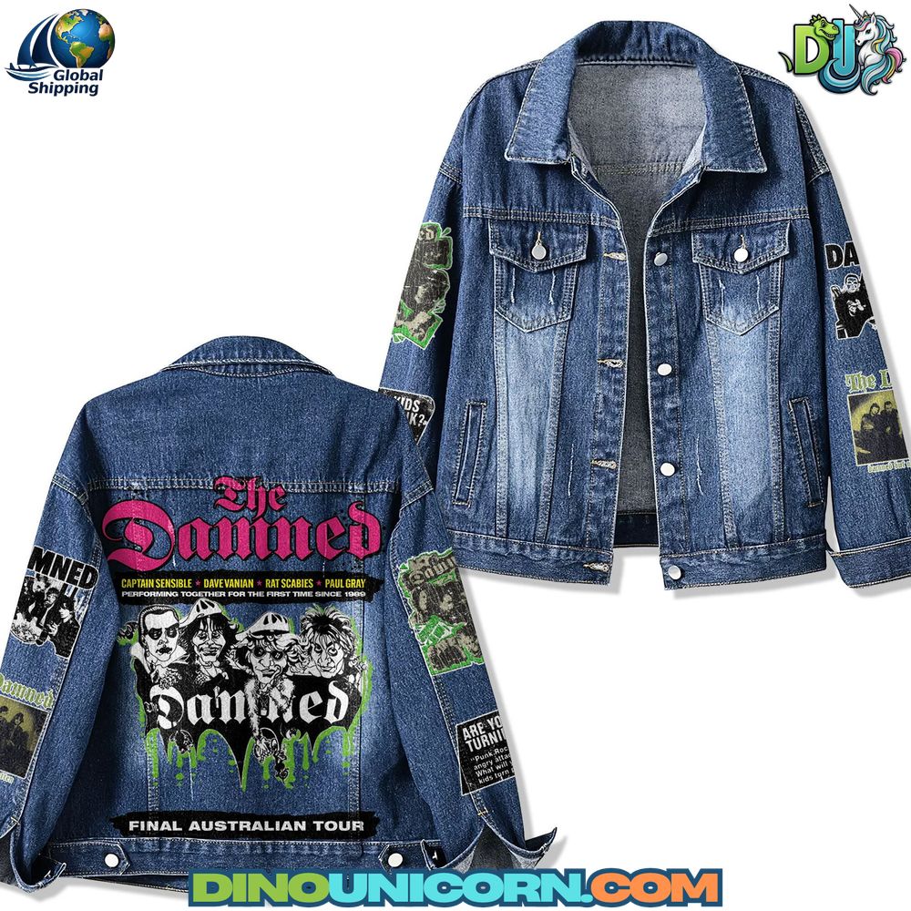 The Damned Denim Jacket The Damned Denim Jacket