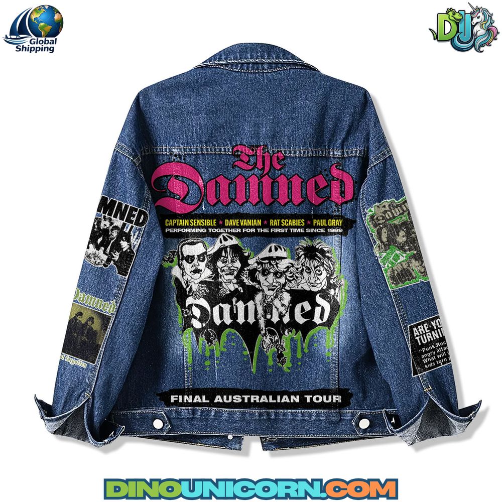 The Damned Denim Jacket The Damned Denim Jacket