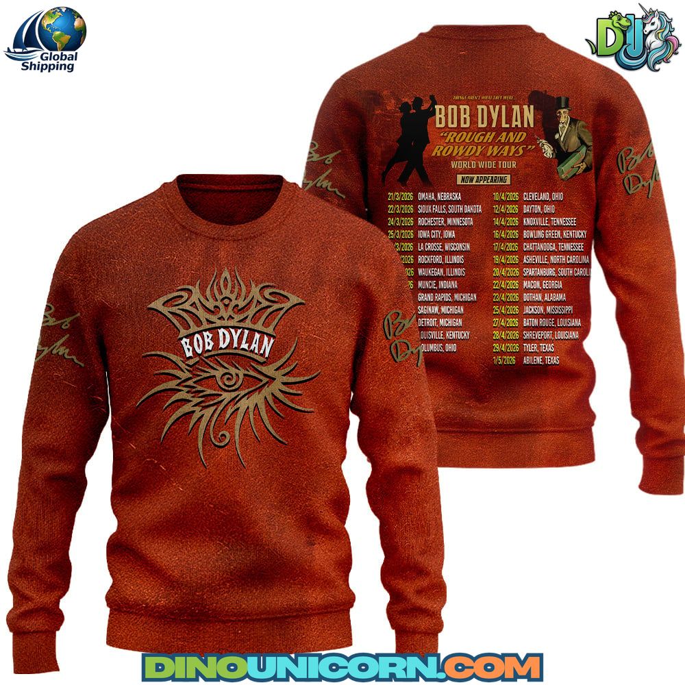 Bob Dylan Rough and Rowdy Ways World Wide Tour T-shirt Bob Dylan Rough and Rowdy Ways World Wide Tour T-shirt