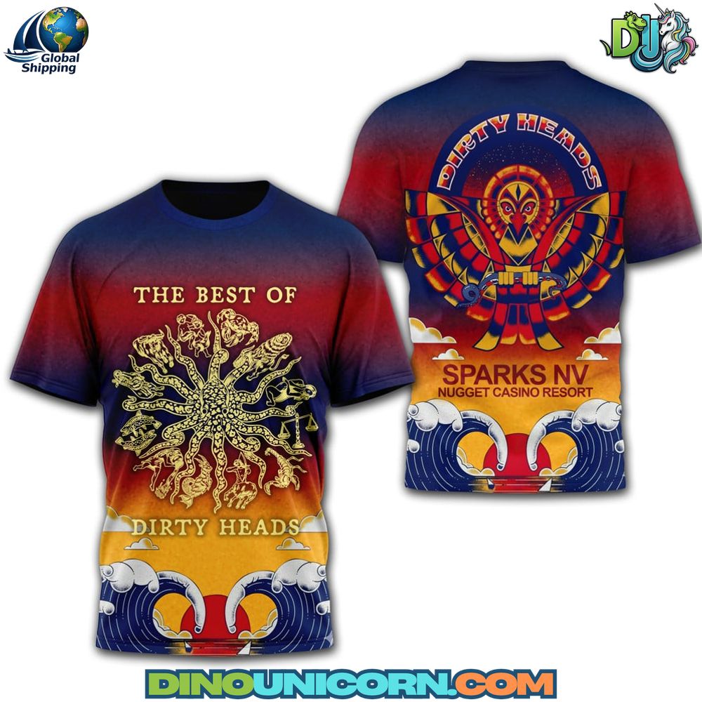 Dirty Heads Nugget Event Center T-shirt Dirty Heads Nugget Event Center T-shirt