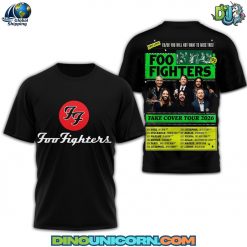 Foo Fighters Take Cover Tour 2026 T-shirt
