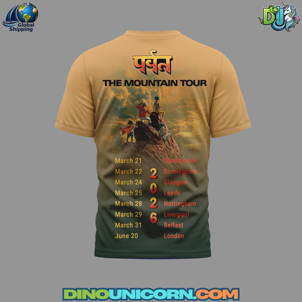 Gorillaz The Mountain Tour T-shirt Gorillaz The Mountain Tour T-shirt