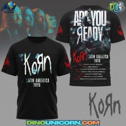 Korn Latin America 2026 Tour T-shirt