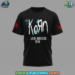 Korn Latin America 2026 Tour T-shirt