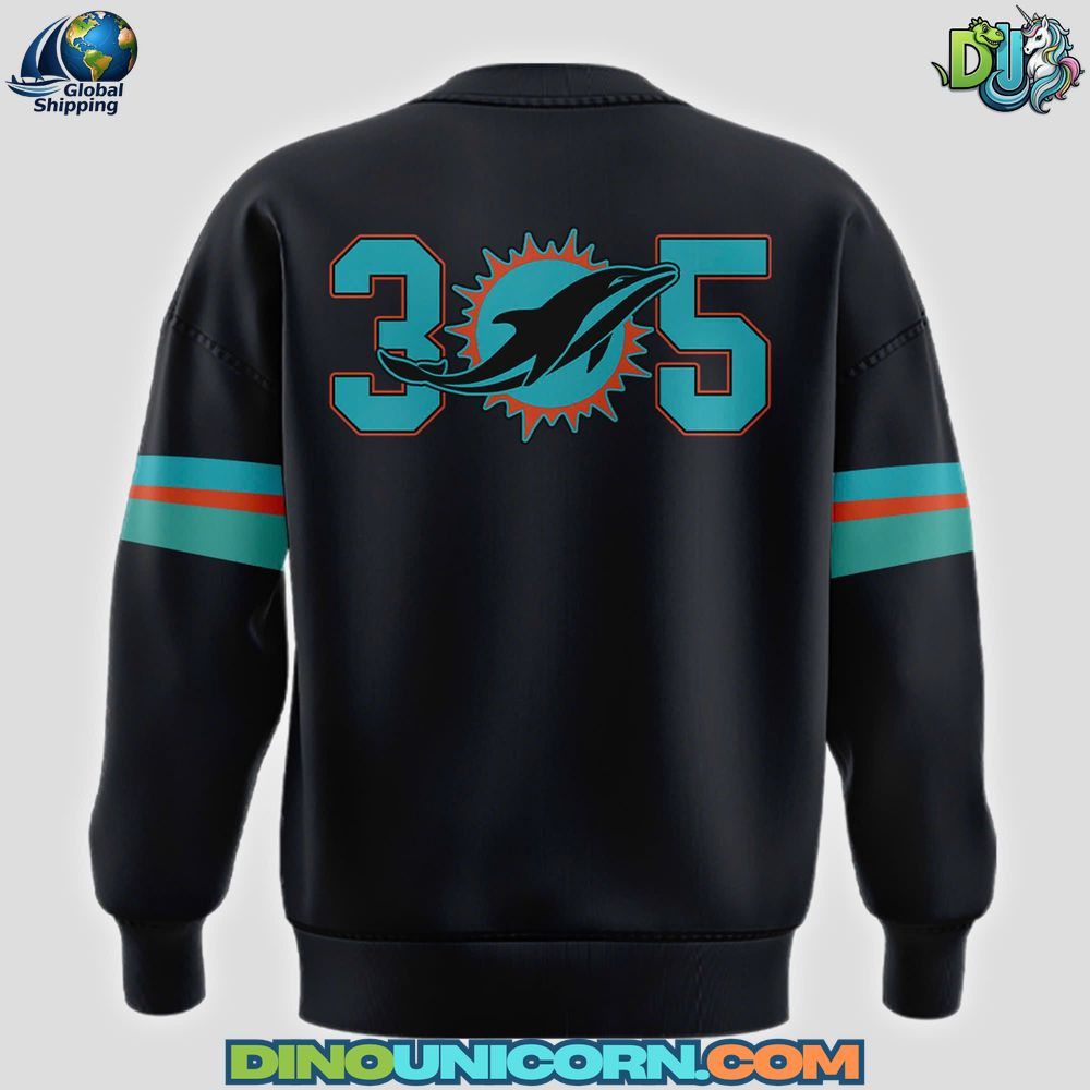 Miami Dolphins 305 Sweatshirt Miami Dolphins 305 Sweatshirt