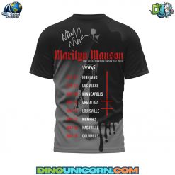 Marilyn Manson One Assassination Under God Tour Tshirt