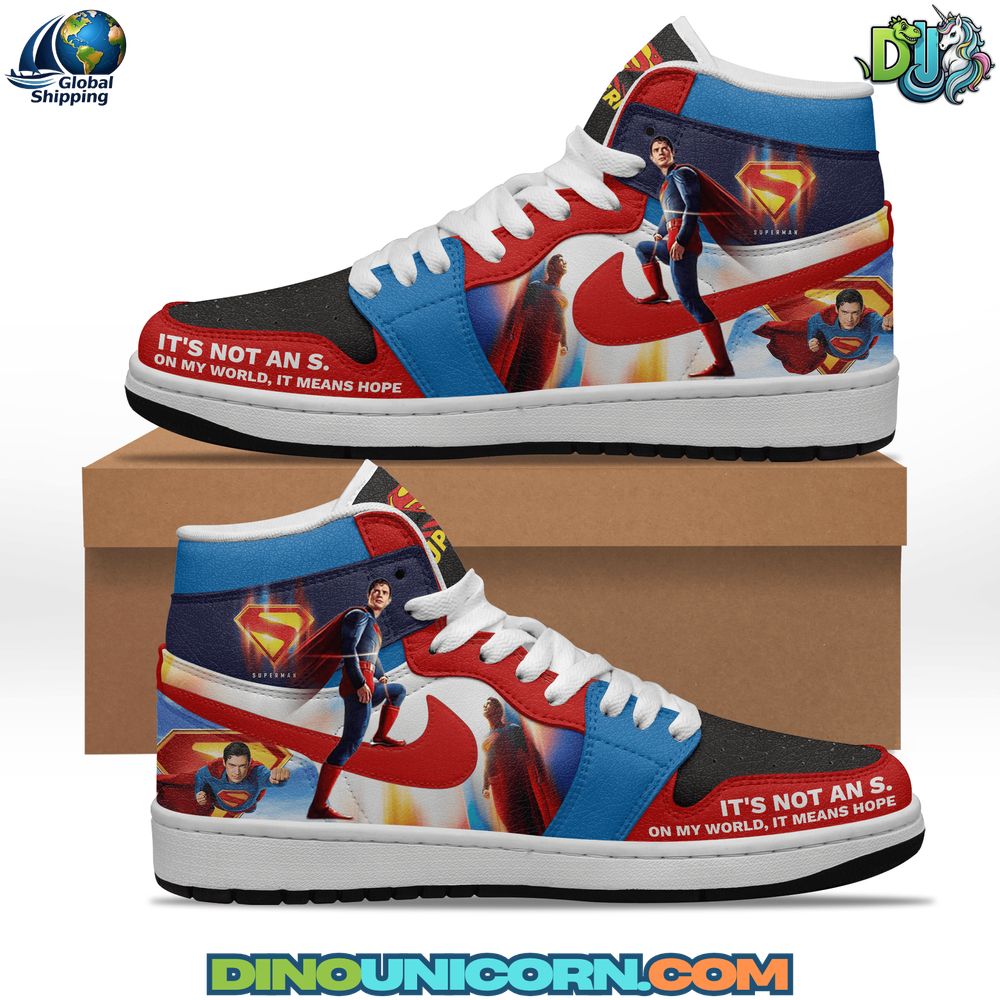 Superman Air Jordan 1 Sneaker Superman Air Jordan 1 Sneaker