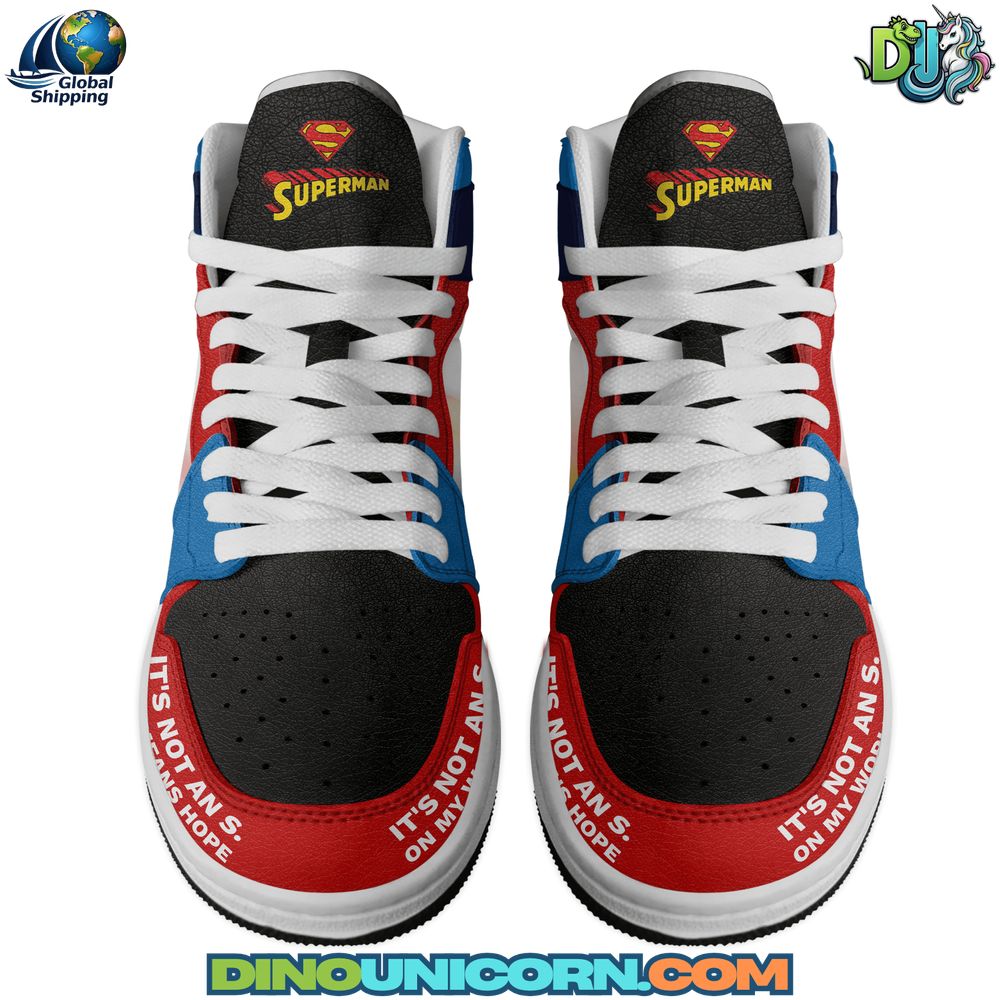 Superman Air Jordan 1 Sneaker Superman Air Jordan 1 Sneaker
