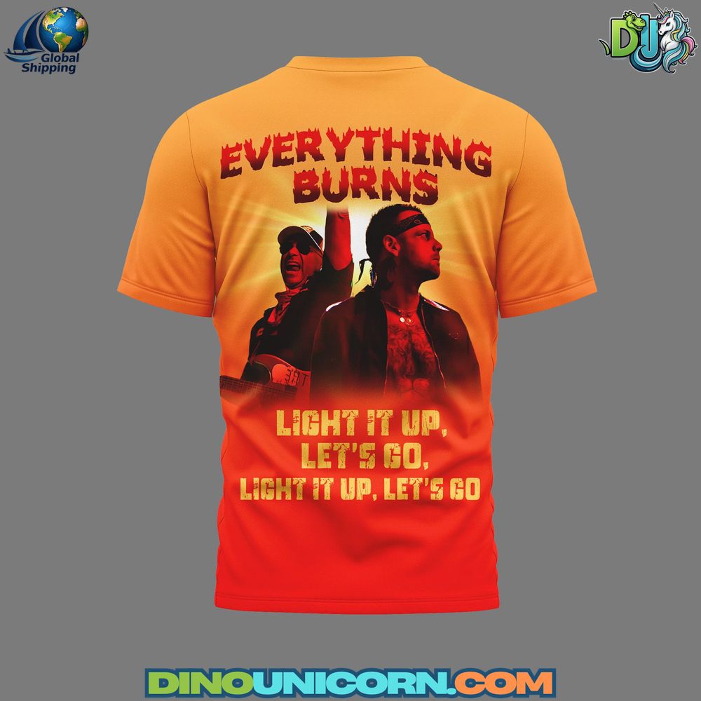 Tom Morello Everything Burns T-shirt Tom Morello Everything Burns T-shirt