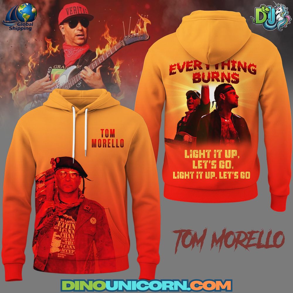 Tom Morello Everything Burns T-shirt Tom Morello Everything Burns T-shirt