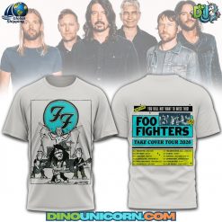Foo Fighters Take Cover Tour 2026 T-shirt