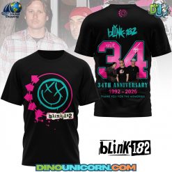 Blink-182 34th Anniversary T-shirt