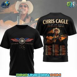 Chris Cagle PLAY IT LOUD 25th Anniversary Tour T-shirt