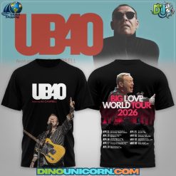 UB40 Big Love World Tour 2026 T-shirt